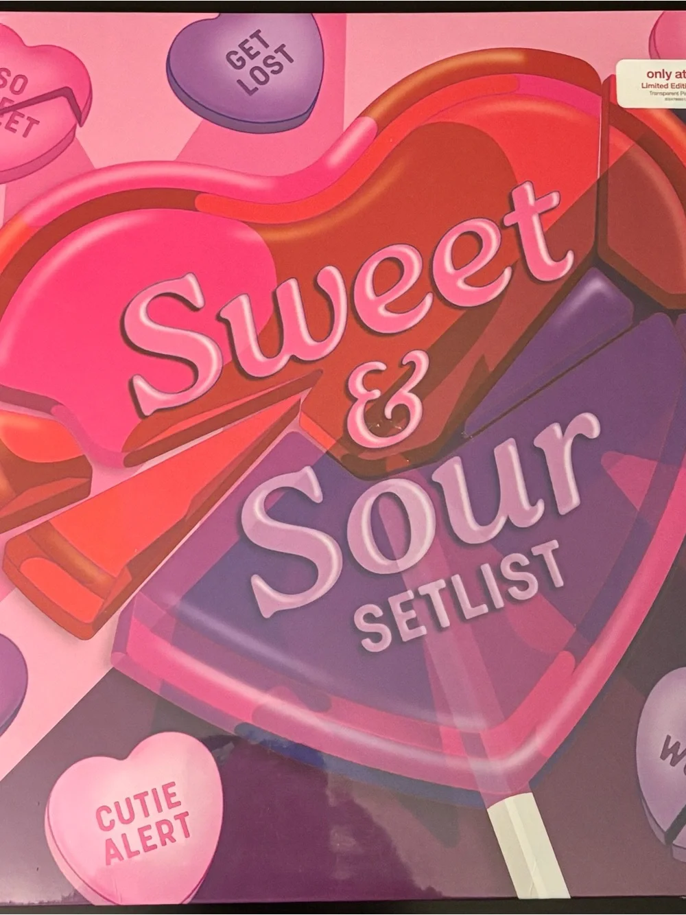 Sweet & Sour Setlist Vinyl LP Target Exclusive Pink Limited Edition Compilation